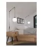 Eglo Lampa Wisząca Rondo 3 Stal Czarny | Nadaje Się Do E27