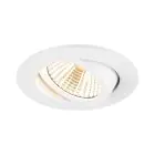 SLV New Tria 68 Spot Aluminium Valkoinen 8.3W 750lm 38D - 930 Ciepła Biel | Aukko 68mm -  Najlepsze Renderowanie Kolorów - Ściemnianie 
