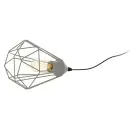 Eglo Lampa Stołowa Tarbes Stal Szary | Nadaje Się Do 1x E27